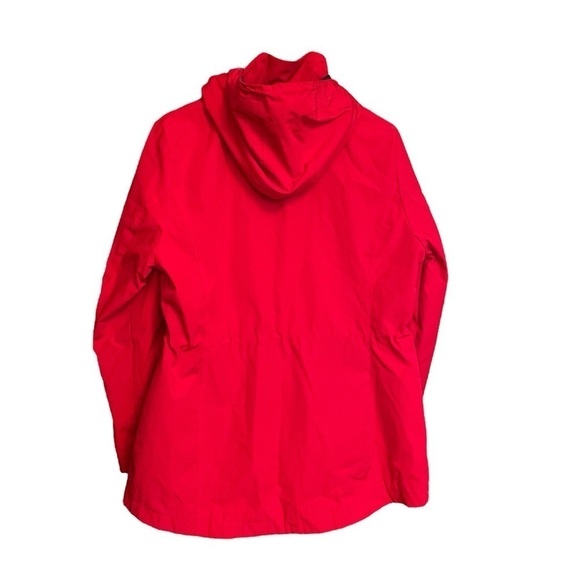 Tommy Hilfiger Red Jacket - missing inner jacket. Size Large-Several zip pockets - Picture 5 of 15